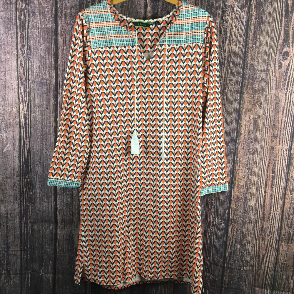 C. Wonder Long tunic dress coverup